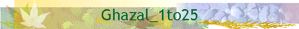Ghazal_1to25